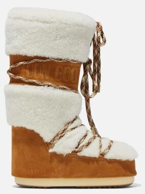 Moon Boot® Icon Genuine Shearling Knee High Boot